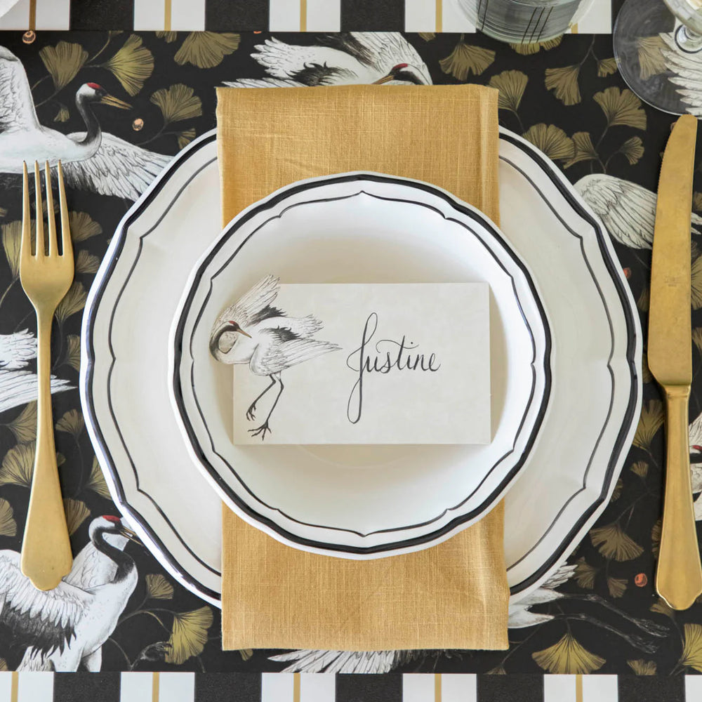 Crane Place Card