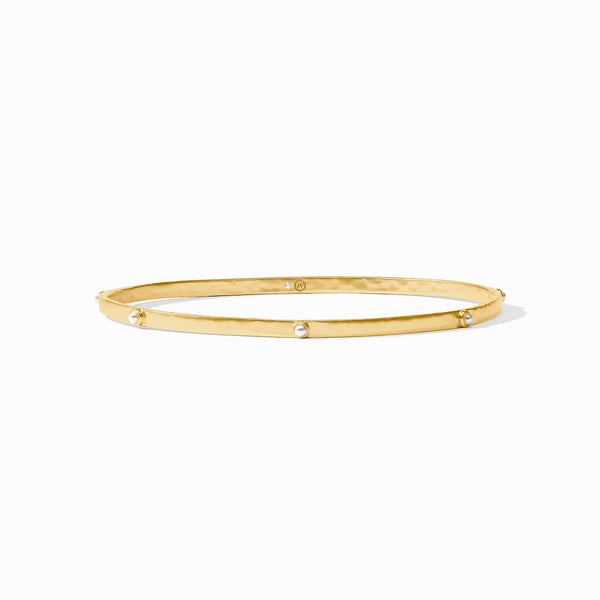 Crescent Stone Bangle
