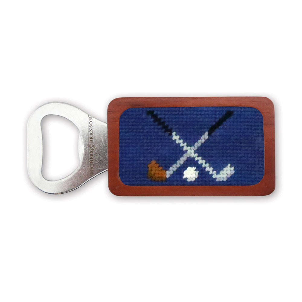 Crossed Clubs Bottle Opener