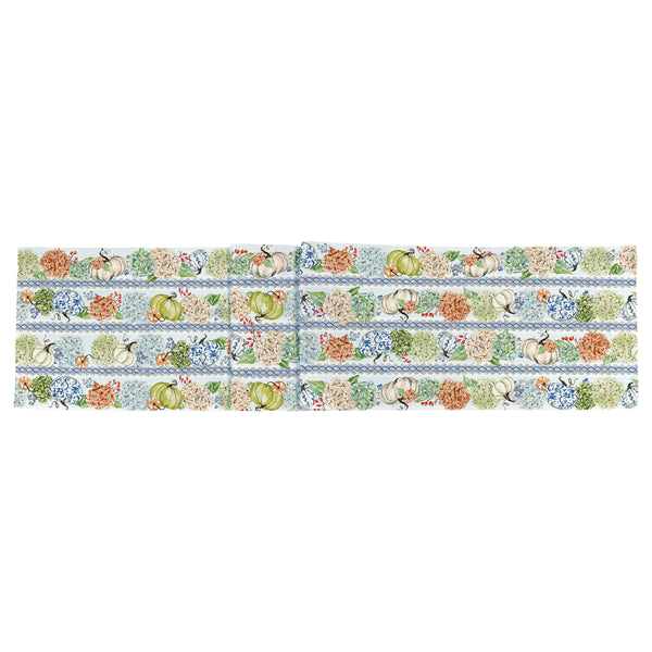 Fall Hydrangea Table Runner