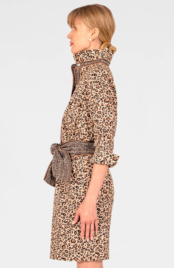 Breezy Blouson Dress - Cougar