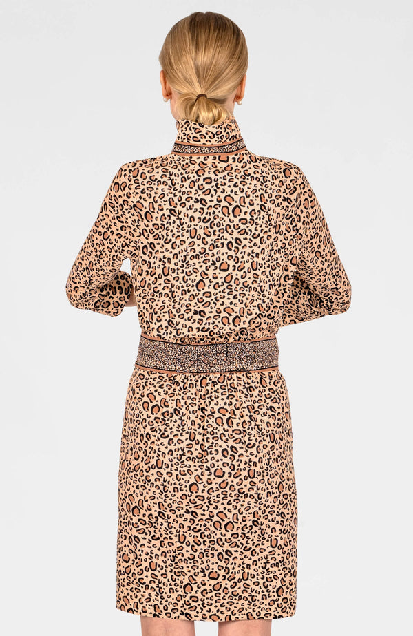 Breezy Blouson Dress - Cougar