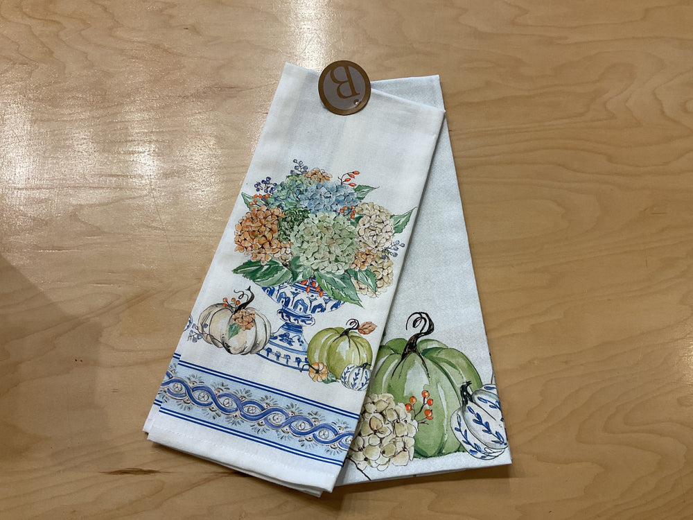 Fall Hydrangea Tea Towel Set of 2