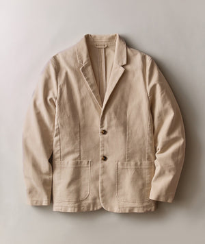 Flex Terry Blazer - Light Khaki