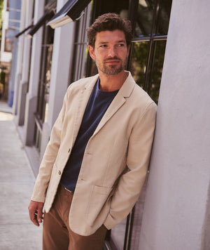 Flex Terry Blazer - Light Khaki