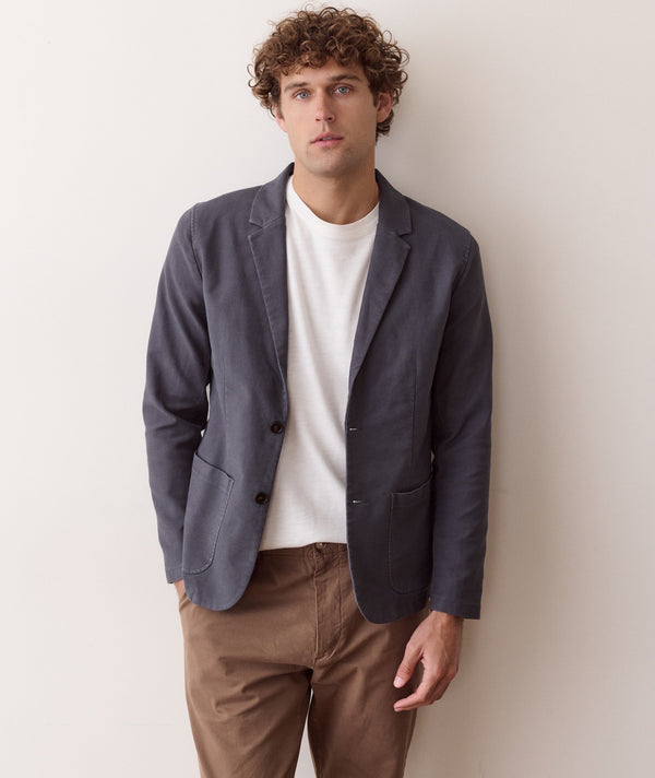 Flex Terry Blazer - Deep Navy