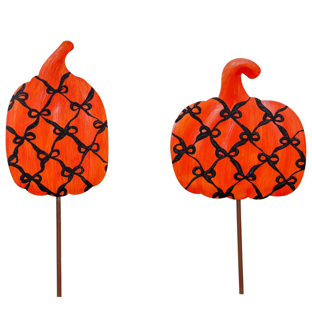 Black Bow Pumpkins