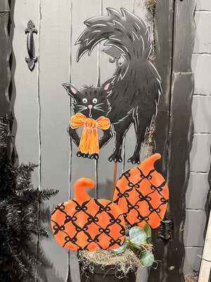 Black Bow Pumpkins