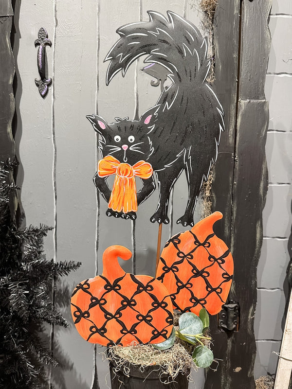 Black Bow Pumpkins