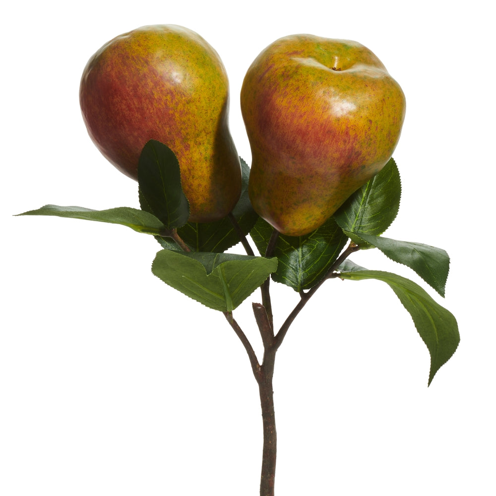 10" Yellow Red Pear Pick