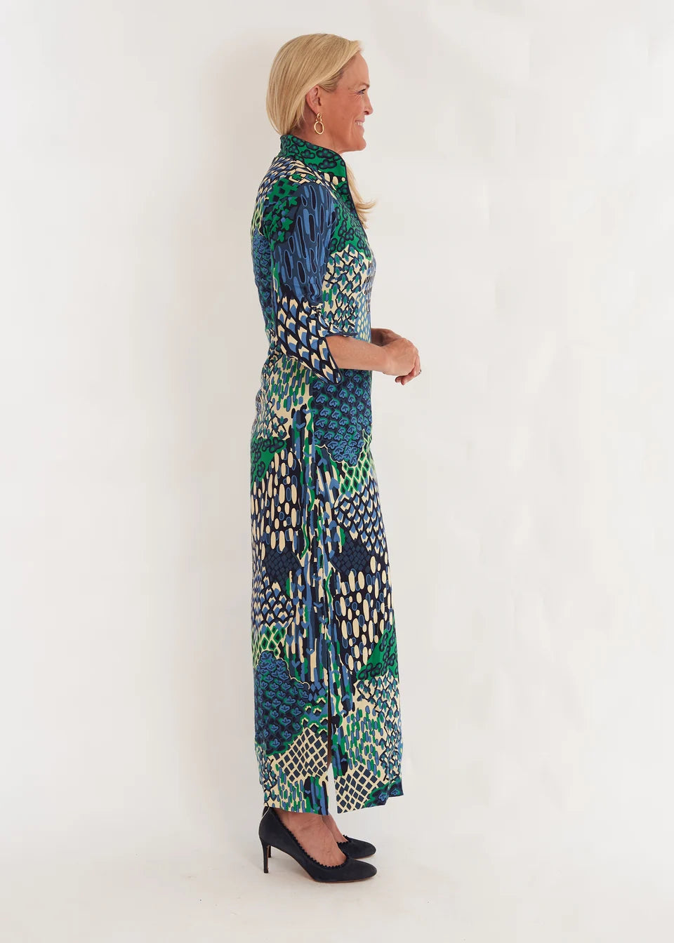 CK Bradley Rollins Dress - Popplet Blue Spruce