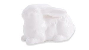 Assorted White Porcelain Bunnies