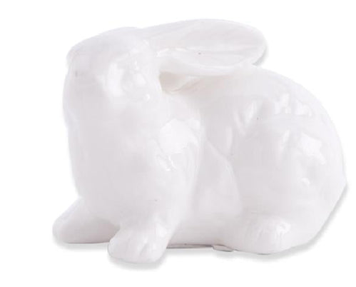 Assorted White Porcelain Bunnies