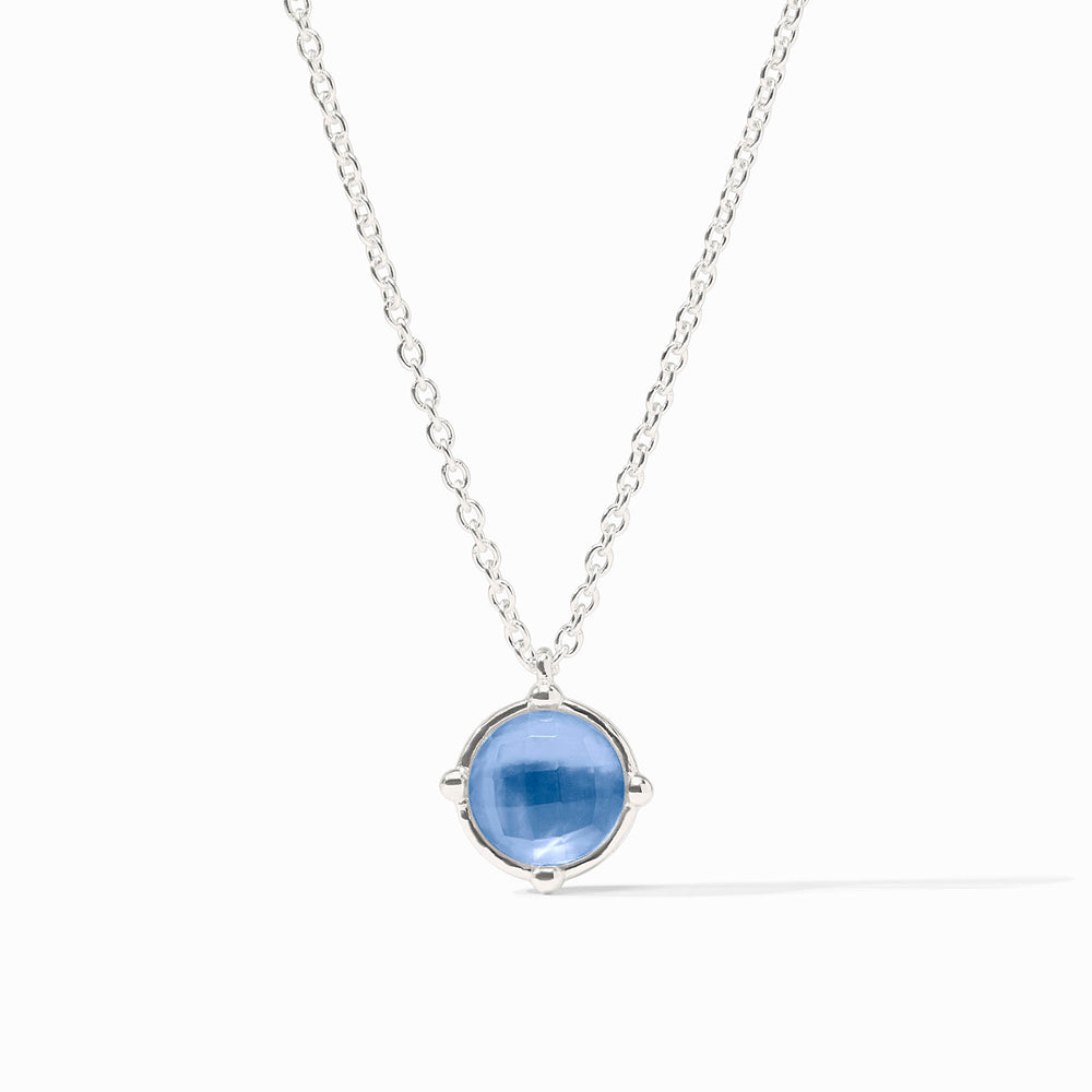 Silver Honeybee Solitaire Necklace