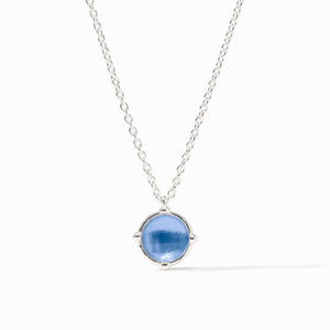 Silver Honeybee Solitaire Necklace