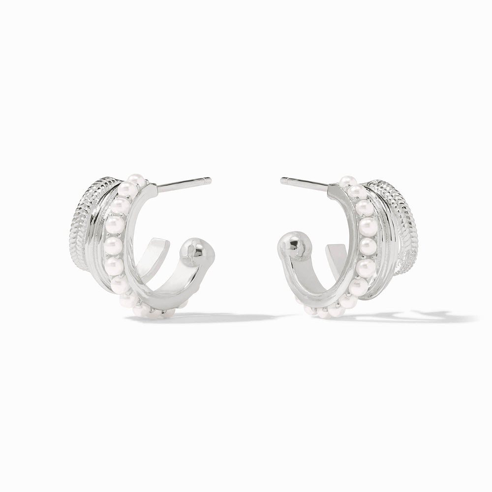 Silver Hydra Triple Hoop