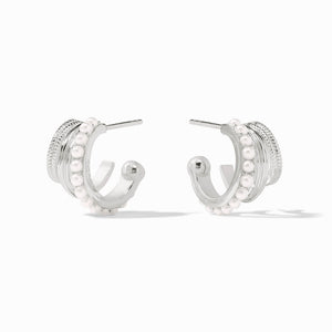 Silver Hydra Triple Hoop