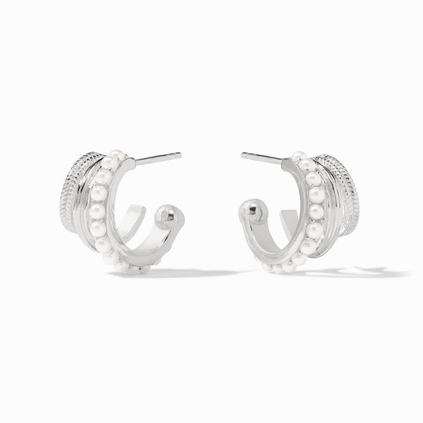 Silver Hydra Triple Hoop