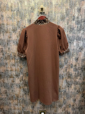 Polka Dot Butterball Mini Dress