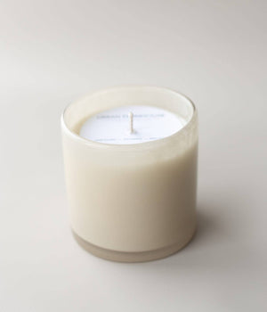 No. 73 Cream Glass Candle