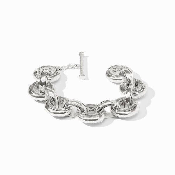 Silver Cannes Demi Link Bracelet