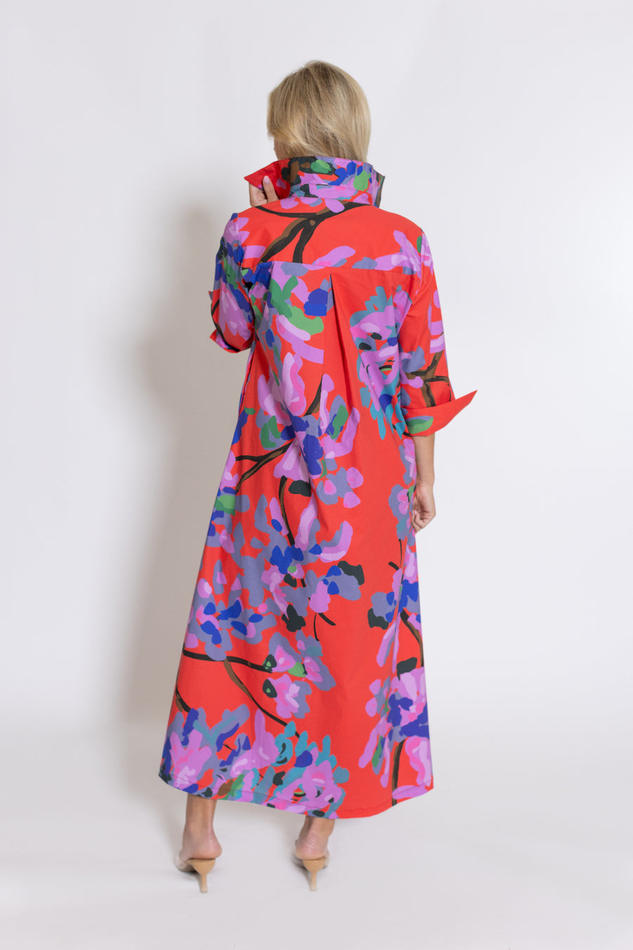 House of MBR Miss Scarlet© Ruthie Shirt Dress Long