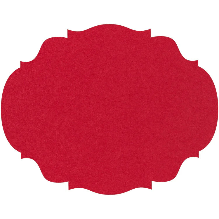 Die-cut Red French Frame Placemat