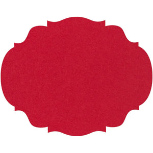 Die-cut Red French Frame Placemat