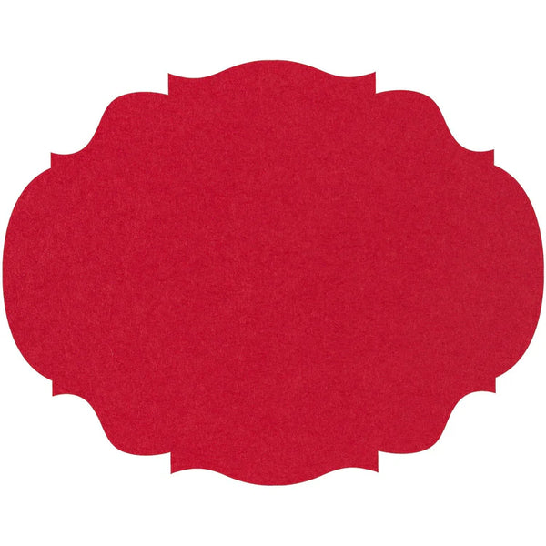 Die-cut Red French Frame Placemat