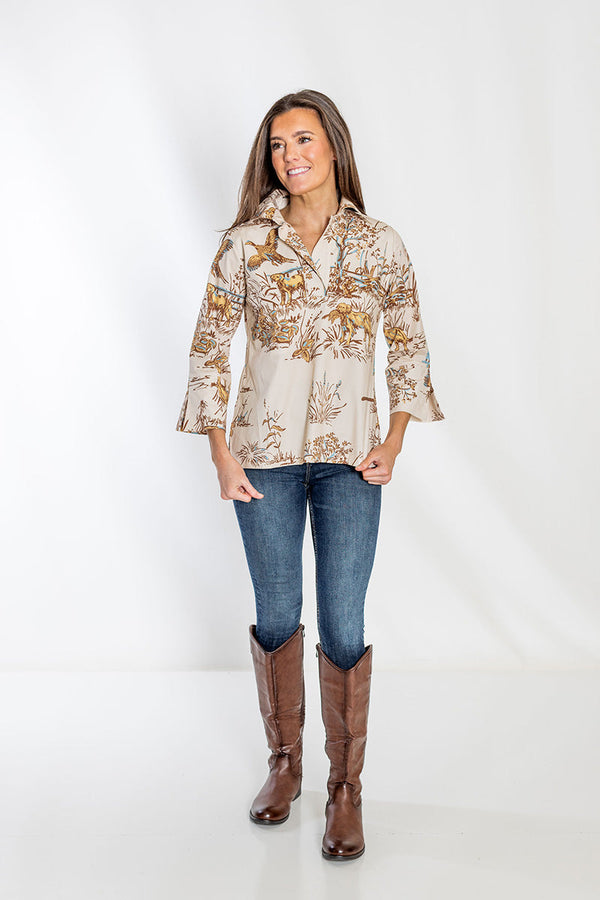 House of MBR Maple Field & Feather Ruthie Top