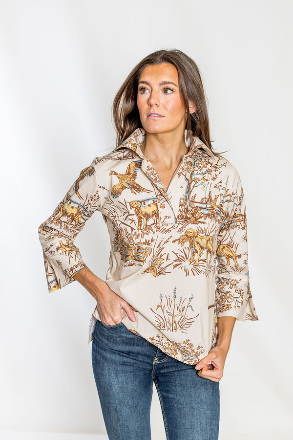 House of MBR Maple Field & Feather Ruthie Top