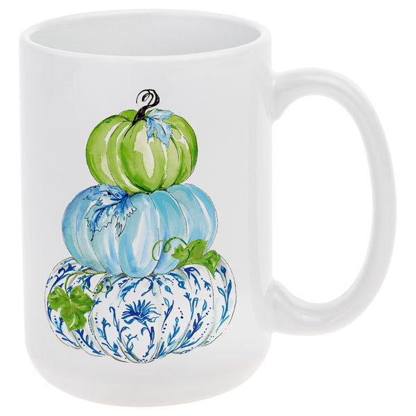 Chinoiserie Stacked Pumpkins Mug