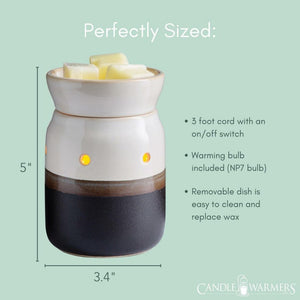 Midsize Illumination Fragrance Warmer Ivory & Iron