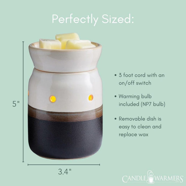 Midsize Illumination Fragrance Warmer Ivory & Iron
