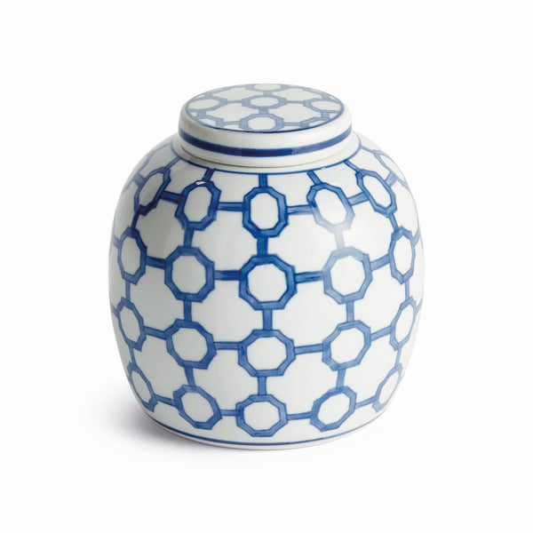 Dynasty Link Round Lidded Jar