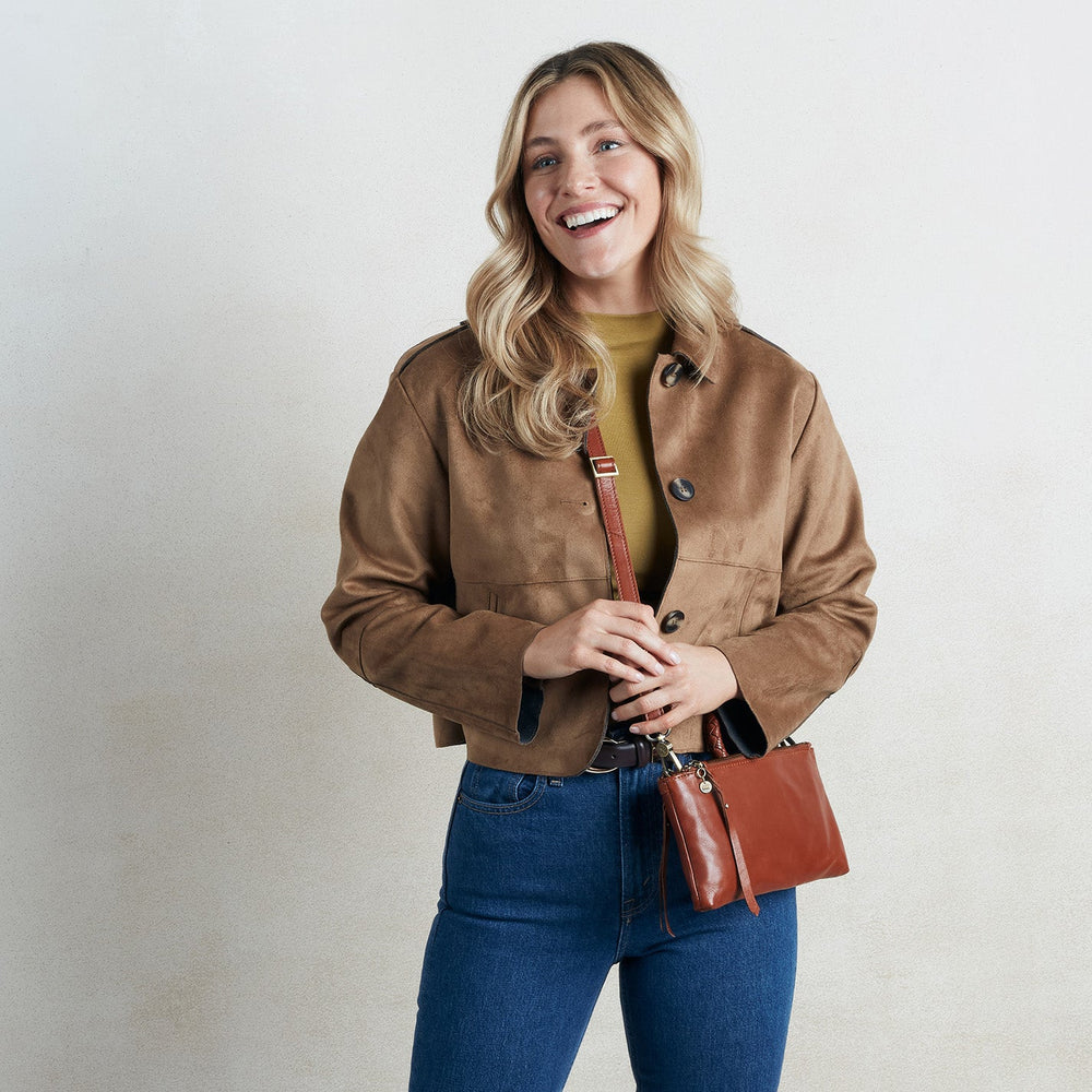 Sable Crossbody In Washed Leather