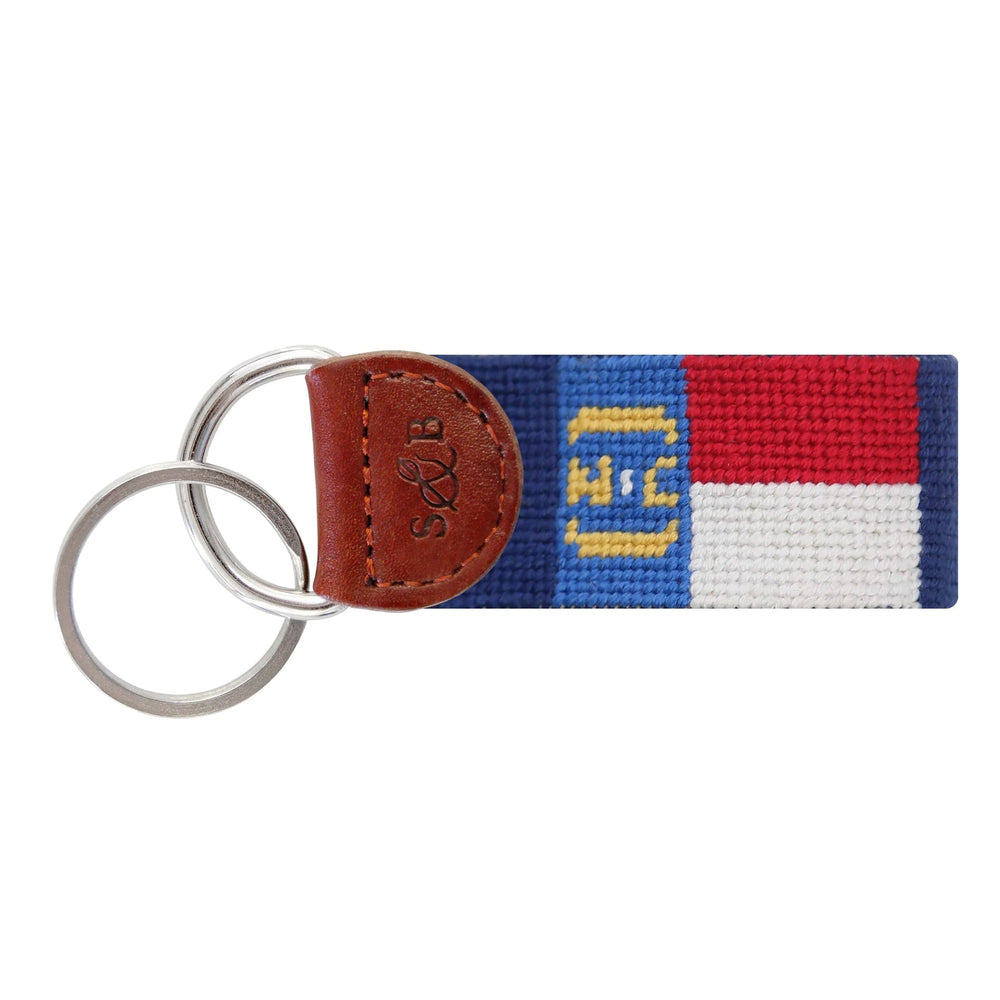 North Carolina State Flag Key Fob (Classic Navy)