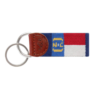 North Carolina State Flag Key Fob (Classic Navy)