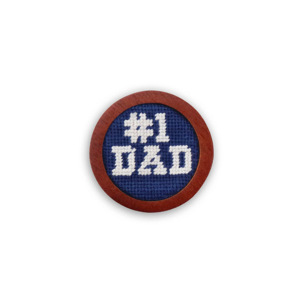 Number One Dad Golf Ball Marker (Classic Navy)