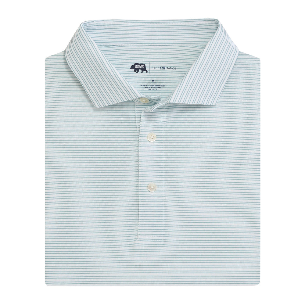 Pairing Stripe Performance Pique Polo