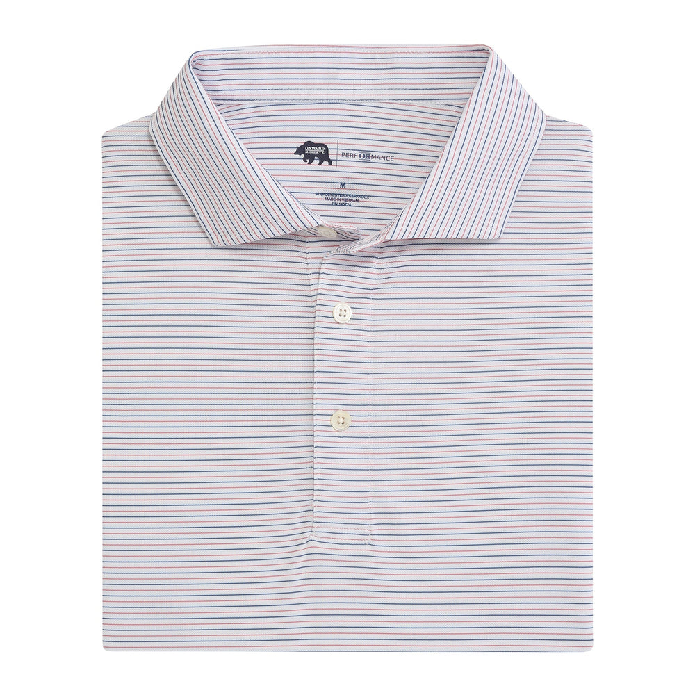 Tour Stripe Performance Pique Polo