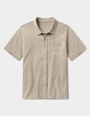 NORMAL JERSEY SS BUTTON UP