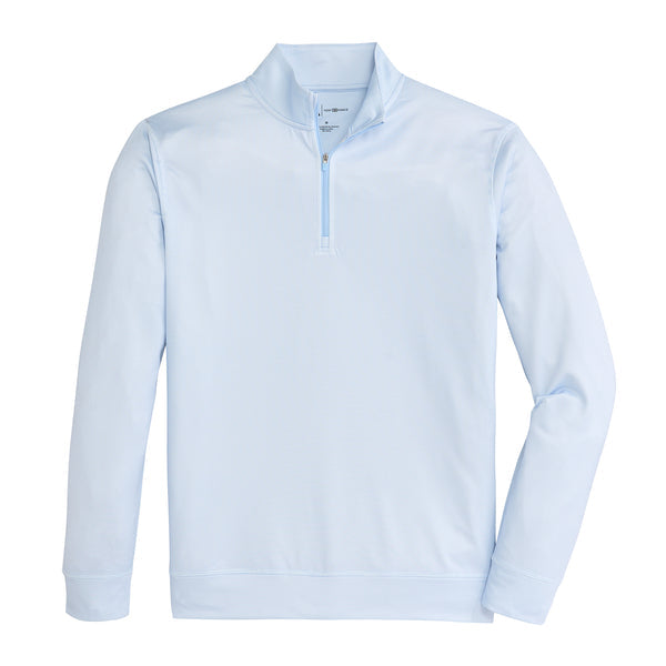 Hairline Stripe Performance 1/4 Zip - Sky