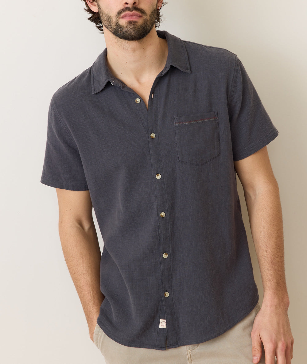 India Ink Classic Stretch Selvage Short Shirt