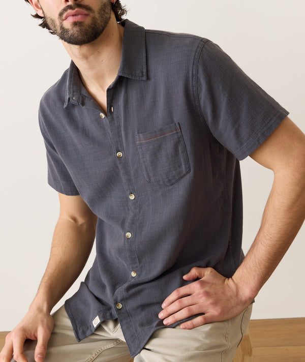 India Ink Classic Stretch Selvage Short Shirt