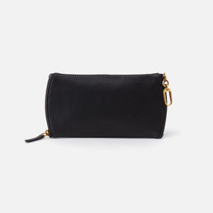 Spark Double Eyeglass Case In Pebbled Leather