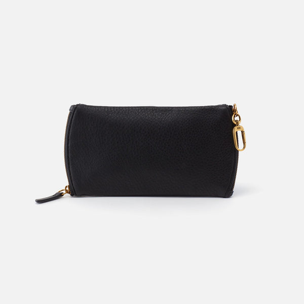 Spark Double Eyeglass Case In Pebbled Leather