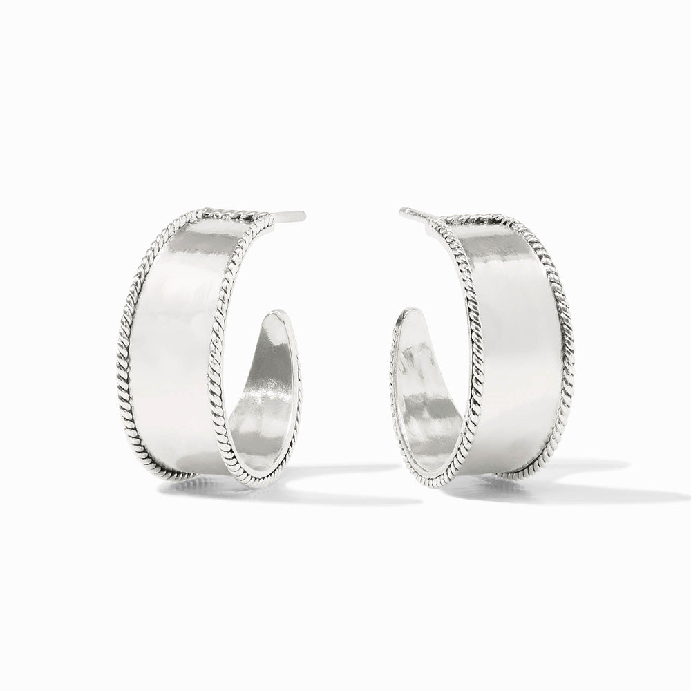 Silver Savoy Hoop