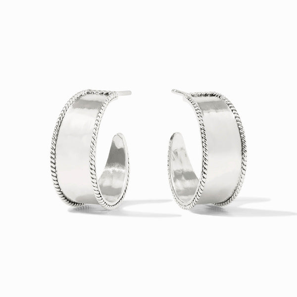 Silver Savoy Hoop