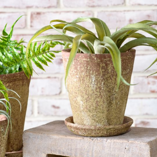 Distressed Terracotta Sand Pot